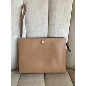 Kate spade wristlet tan